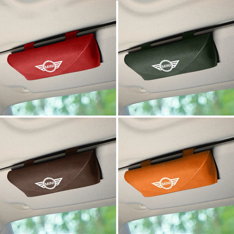 1PCS Car Glasses Case Sun Visor Storage Sunglasses Glasses Clip For BMW Mini Cooper JCW F54 F55 F56 F57 F60 Clubman Countryman