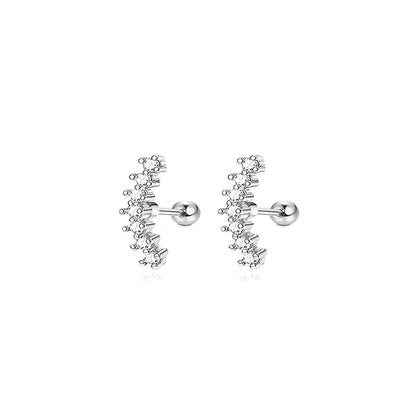 2/14 Pcs Hypoallergenic Butterfly Moon Cartilage Earring Studs,Tragus Conch Piercing Jewelry Daith Helix Conch Hoop Earrings
