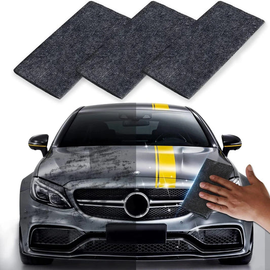 3PCS Auto Detailing Cloth Nano Sparkle Erase Scratch Remover Multifunction Nano Magic Cloth Restore Car Paint for Car Scratches