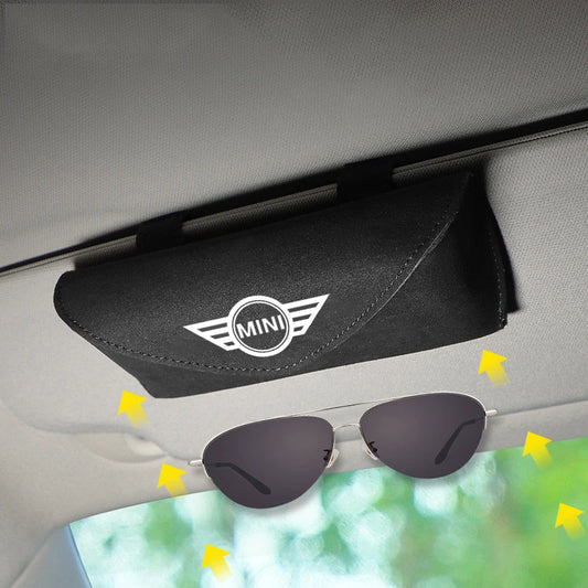 1PCS Car Glasses Case Sun Visor Storage Sunglasses Glasses Clip For BMW Mini Cooper JCW F54 F55 F56 F57 F60 Clubman Countryman