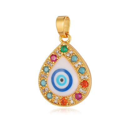 3pcs/Lot Cross Sunflower Cubic Zirconia Pendant Life Tree Maple Leaf Grape Cherry Brass CZ Charms DIY Jewelry Necklace Pendants