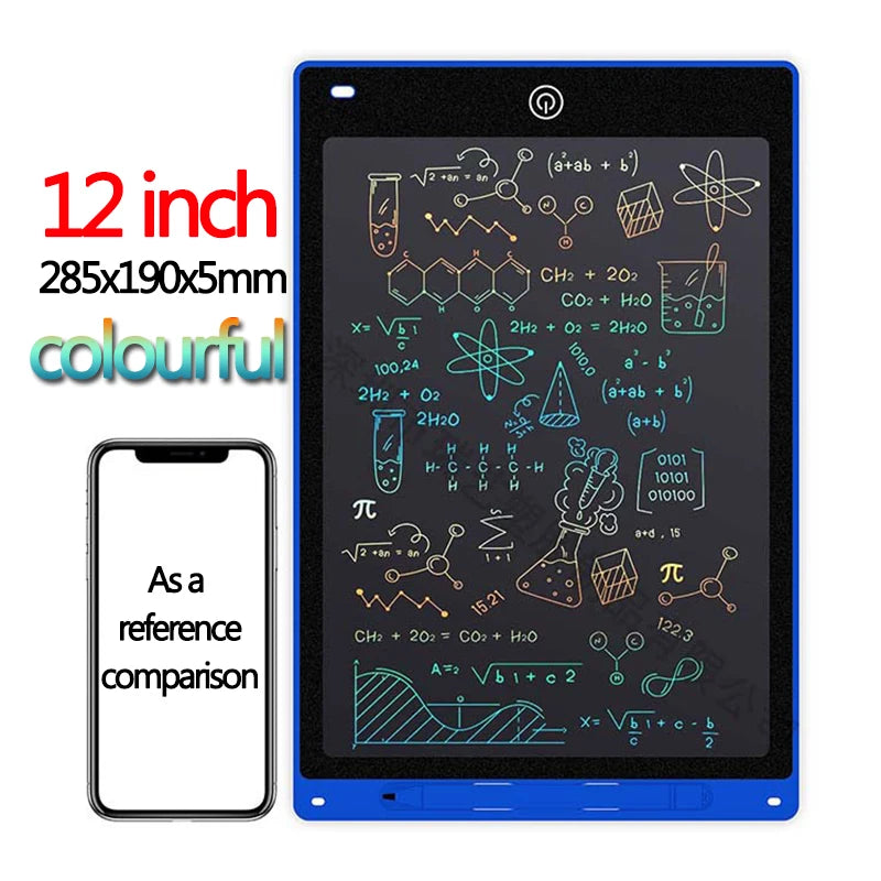 10/12/inch LCD Writing Tablet Drawing Board Kids Graffiti Sketchpad Toys Handwriting Blackboard Magic Drawing Board Kid Toy Gift