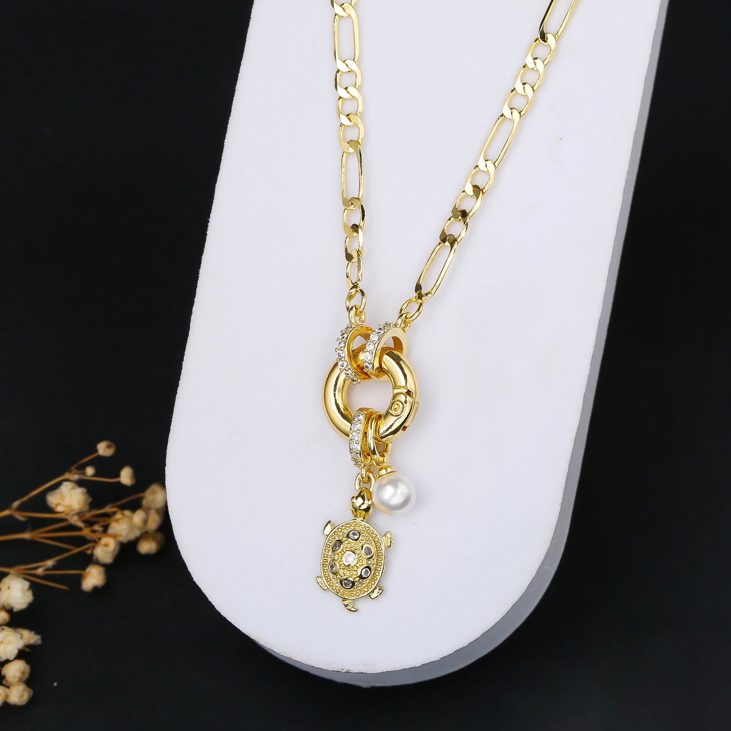 7 Style Shiny Cubic Zirconia Animal Bird Cat Pendant Necklace Personalized for Woman Party 3:1 Chain Jewelry Choker Daily Wear