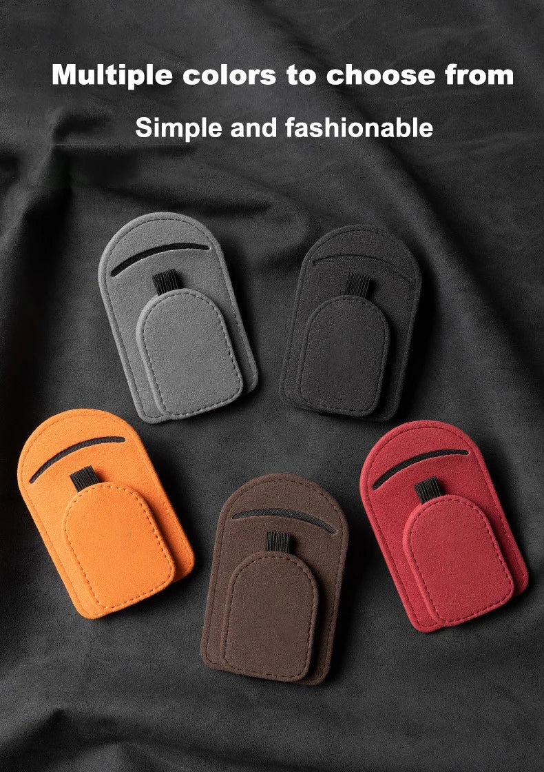 1PC Suede Car Interior Sun Visor Glasses Clip Sunglasses Ticket Card Holder for BMW X2 X3 X4 X5 X6 X7 3 5 Series G30 G20 G32 G11