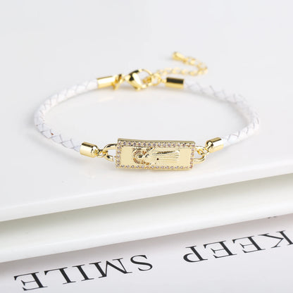 High Quality St. Jude Bracelet Copper Drip Oil Madonna Bracelet For Woman Man Party Birthday Daily Wear Religious Jewelry Gift