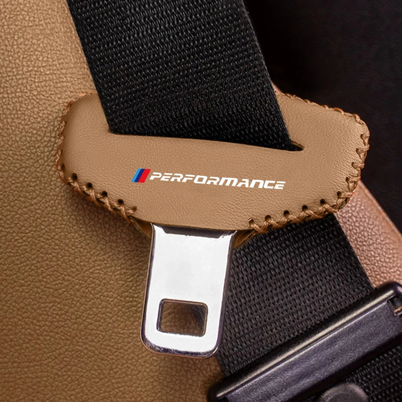 1pc Car Safety Seatbelt Buckle Anti-scratch Cover For BMW Performance F30 F32 F36 F34 G20 G23 3 Serie F20 F22 F26 X5 X6 X7 X3 X1