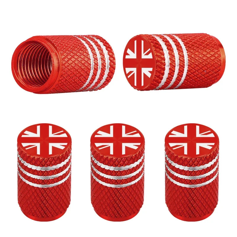 4Pcs New Metal Tire Valve Cap Car Tyre Air Stems Cover For Mini Cooper Accessories R56 R53 R50 F56