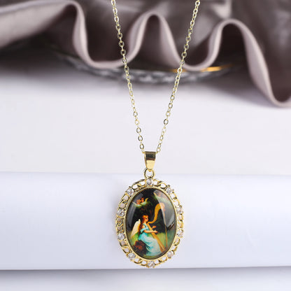 9 Style Fashion Virgin Mary St. Jude Pendant Necklace Classic for Religious Figures Jewelry Choker Chain Daily Wear Party Gift