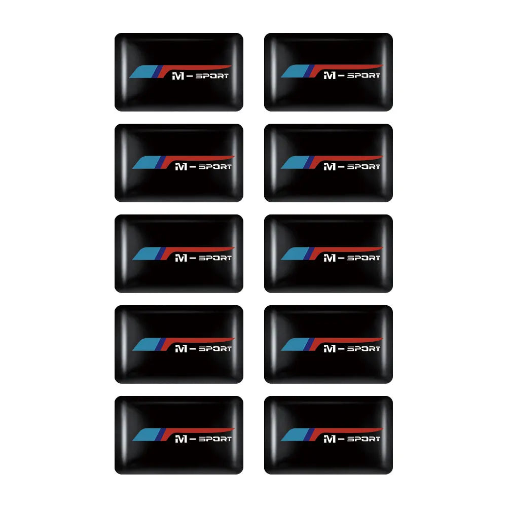 5/10/15pcs 3D Car Logo Stickers Steering Wheel Audio Dashboard Auto Accessories For Bmw M1 M E46 E90 E60 F30 F10 E36 G20 E92 E91