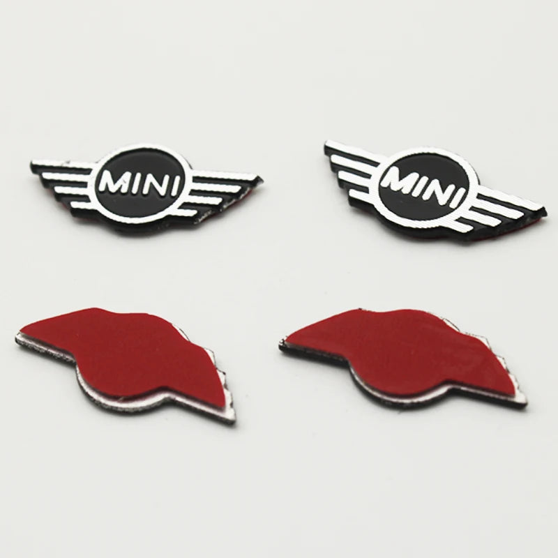 3D Aluminum alloy Car Speaker Audio Sticker Badge Emblem Decoraiton Accessories for MINI Cooper S JCW R56 R60 R50 R53 Countryman