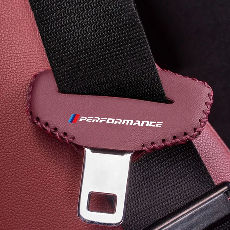 1pc Car Safety Seatbelt Buckle Anti-scratch Cover For BMW Performance F30 F32 F36 F34 G20 G23 3 Serie F20 F22 F26 X5 X6 X7 X3 X1