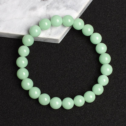 Luminous Stone Bracelets Fluorescent Night Blue Light Bead Bracelet Glow In The Dark Jewelry Glowing Stone Bangle Pulsera Gifts