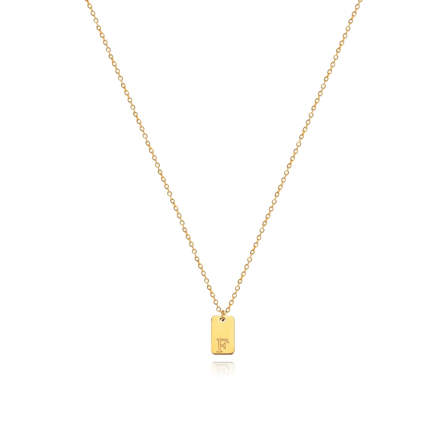 Letter Geometric Pendant Necklaces For Women Stainless Steel Inital Chain Choker Charm 2022 Wedding Jewelry Gift