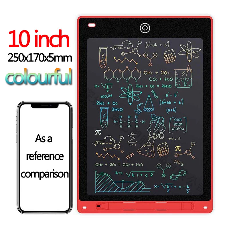 10/12/inch LCD Writing Tablet Drawing Board Kids Graffiti Sketchpad Toys Handwriting Blackboard Magic Drawing Board Kid Toy Gift