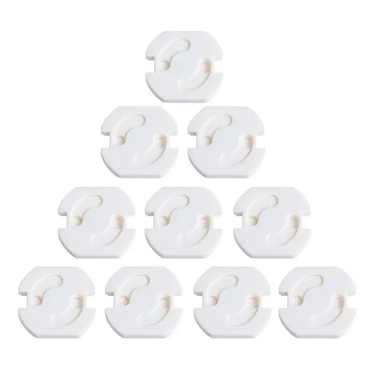 10pcs Baby Safety Electrical Security Plastic Safe Lock Cove Socket Protection Electric Shock Hole Children Care outlet cover