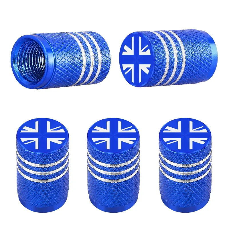 4Pcs New Metal Tire Valve Cap Car Tyre Air Stems Cover For Mini Cooper Accessories R56 R53 R50 F56