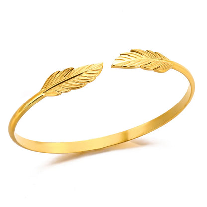 Punk Snake Cuff Bracelet on Hand For Women Stainless Steel Gold Color Adjustable Open Bangle 2024 New Party Jewelry Gift