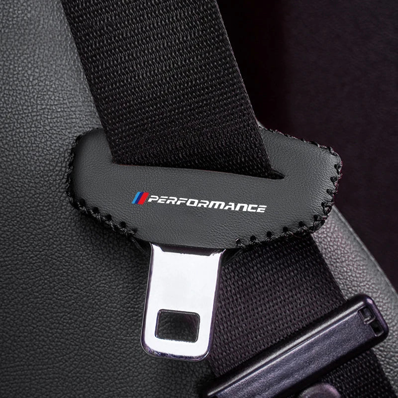 1pc Car Safety Seatbelt Buckle Anti-scratch Cover For BMW Performance F30 F32 F36 F34 G20 G23 3 Serie F20 F22 F26 X5 X6 X7 X3 X1