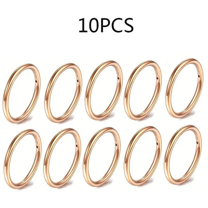 5/10Pcs 16G Stainless Steel Hinged Nose Rings Hoop Septum Clicker Tragus Helix Cartilage Daith Rook Earring Piercing Jewelry