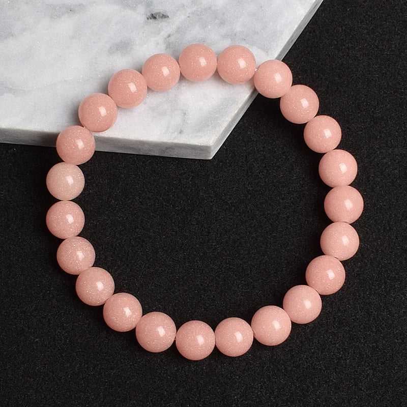 Luminous Stone Bracelets Fluorescent Night Blue Light Bead Bracelet Glow In The Dark Jewelry Glowing Stone Bangle Pulsera Gifts