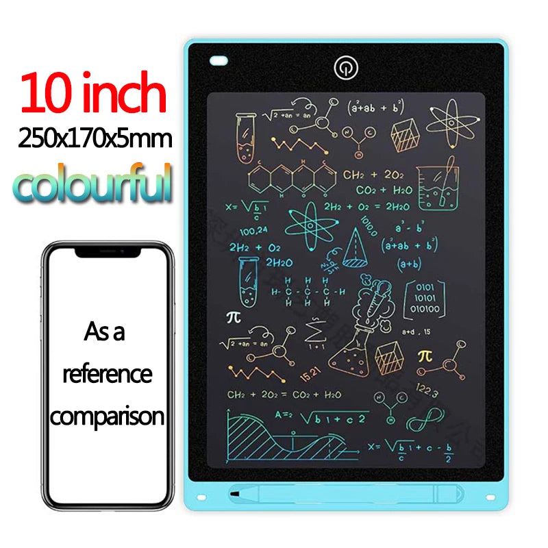 10/12/inch LCD Writing Tablet Drawing Board Kids Graffiti Sketchpad Toys Handwriting Blackboard Magic Drawing Board Kid Toy Gift