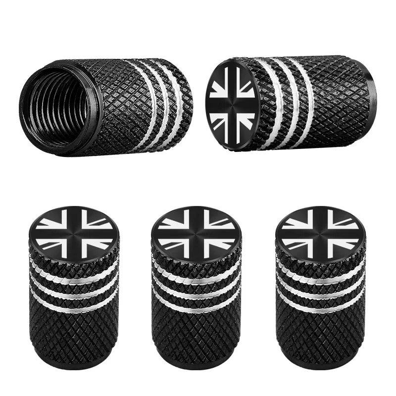 4Pcs New Metal Tire Valve Cap Car Tyre Air Stems Cover For Mini Cooper Accessories R56 R53 R50 F56